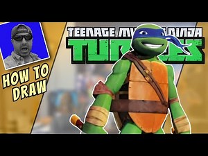 How to Draw TMNT Leonardo - Nickelodeon | Narrated Easy – Step by Step Tutorial