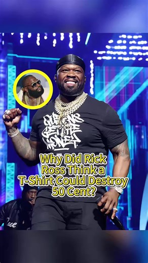 Why did Rick Ross think a T-shirt could destroy 50 Cent?#50cent #kingharris #rick #celebrity #ti