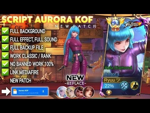 Script Skin Aurora KOF - Kula Diamond No Password | Full Effect & Voice | New Update 