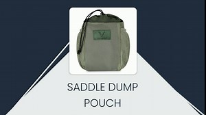 LUCKY CLOVER Dump Pouch for Saddle Hunting: Saddle Bags Hunting Mesh Dump Pouches with Drawstring Closure, Easily Attaches to Hunting Saddle, Tree Saddle Accessories, Hammock Tree Saddle Accessories