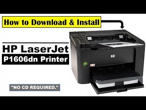 How to Install HP LaserJet P1606dn Printer🖨️
