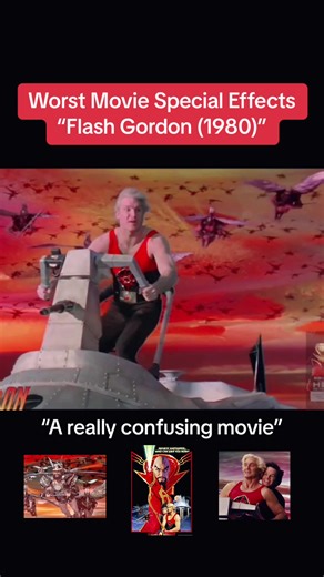 Worst Movie Special Effects “Flash Gordon” #flashgordon #samjones #genx #80s #80smovies #1980 #funny #moviereview #recap #commentary #movieclips #specialeffect #cgi #fyp