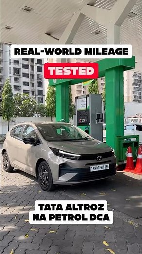 Tata Altroz Petrol DCT Real World Mileage Tested!