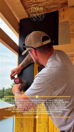Installing Structural Wall Plates #Construction #Framing