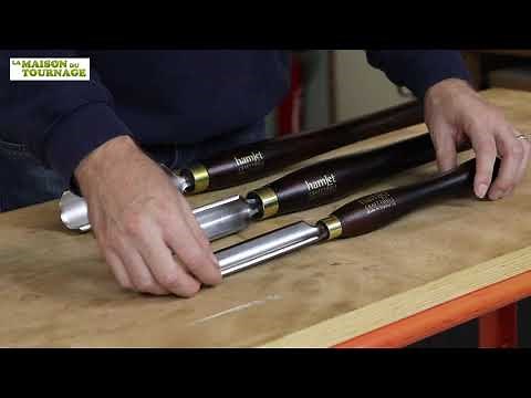 Les outils du tournage sur bois : La gouge à dégrossir