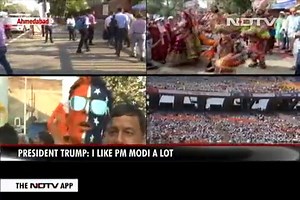 Donald Trump Tweets In Hindi En Route To India |