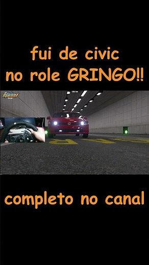 FUI DE CIVIC NO ROLÊ GRINGO 😱 | Live for Speed com Honda Civic (LFS)