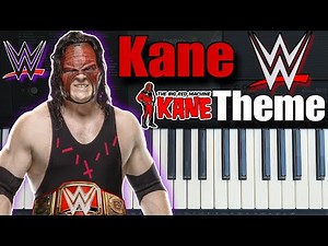 Wwe Kane Theme Song Piano | Kane Slow Chemical Piano | Kane "Burned" Entrance | Wwe Kane Titantron