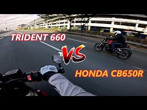 TRIUMPH TRIDENT 660 VS HONDA CB650R | HOLIDAY BREAKFAST RIDE | POV RIDE | PURE SOUND
