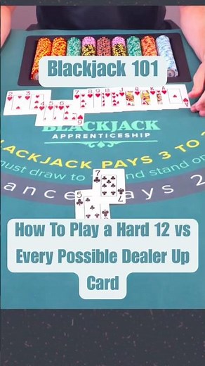 How To Play Hard 12 vs Every Dealer Card in Blackjack