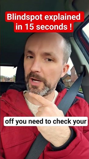 Blind Spot Explained in 15 Seconds | Quick Driving Lesson #DrivingLesson #BlindSpot #DrivingTips