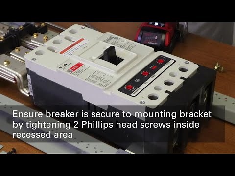 How to install 400A subfeed breaker on 600A panel