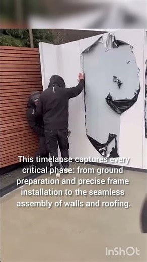 Building a Modern Prefab Cabin from Sandwich Panels: Step-by-Step Construction ​#Construction