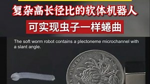 南科大《Nature》子刊 复杂高长径比的软体机器人 可实现虫子一样的蜷曲
