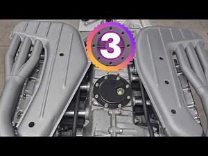 Rebuilt air-cooled Porsche engine running on test stand. First Start!