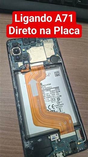 Como ligar A71 direto na placa