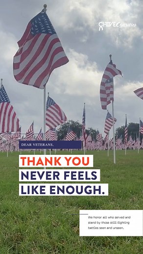 No words can hold the weight of the sacrifices made by the men and women who served. So instead, we choose action — helping Veterans rebuild, recover, and keep moving forward. To every Veteran in our community: we see you, we honor you, and we’ll always stand with you. | Chive Charities