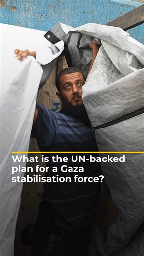 65K views · 1.9K reactions | The UN Security Council has adopted US President Donald Trump’s 20-point Gaza plan, approving an international stabilisation force and a board of peace to oversee governance and reconstruction. The plan is being criticised for sidelining Palestinians. Here’s what we know. | Al Jazeera English | Facebook