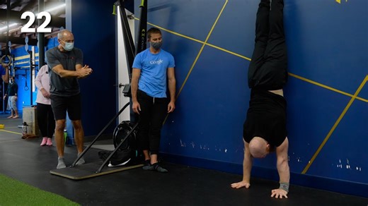 Master handstand control, layers of balance with wall training