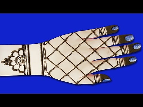 New easy stylish mehndi design | simple back hand mehndi | mehandi ka design |raksha bandhan mehndi