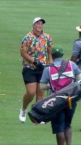 Bonita Bredenhann holing out for a stunning albatross 🙌 | Ladies European Tour