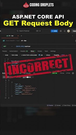GET Request Body Mistake Everyone Makes!