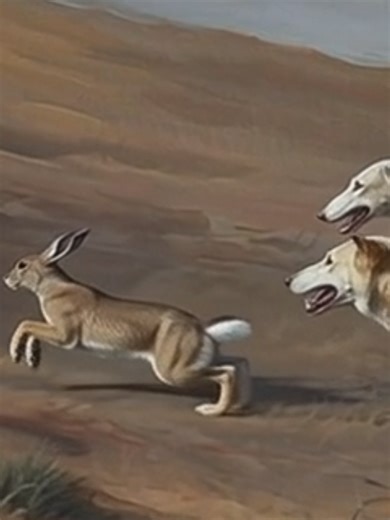 Dogs Chasing Rabbits: A Playful Encounter