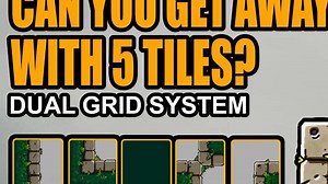 【像素画】双网格系统：仅绘制5个图块实现自动tiles铺设