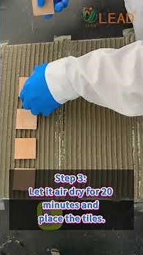 Ceramic tile adhesive stretching bonding strength