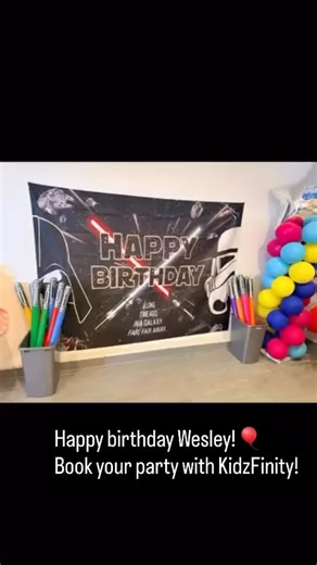 KidzFinity on Instagram: "We had an awesome Star Wars themed party at KidzFinity! So fun! Book your party with us and we'll be sure to make it amazing! Link in bio to inquire! 🎈 • #kidshangouts #greenlawn #longislandfinds #localspots #centerport #kidsparties #harborfields #longislandparties #kidsparty #kidsbirthdayparty"