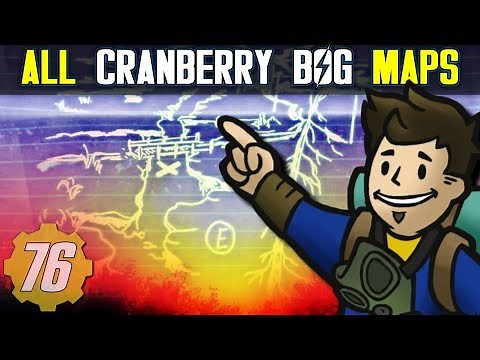 ALL CRANBERRY BOG Treasure Map Locations Guide - Fallout 76