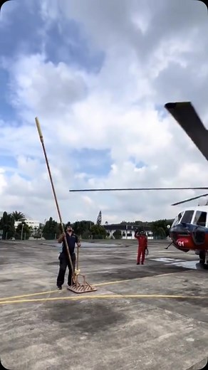 eviator | Mi-17 having its blade tracking checked to ensure the rotor blades are properly aligned 🎥: Fire and Rescue Department of Malaysia... | Instagram