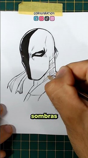 How to draw Deathstroke 👨‍🎨👩‍🎨 From Scratch
