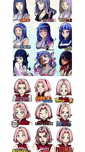 What If Hinata & Sakura Were in Other Anime? 🤯 | Naruto Girls Reimagined! #naruto​ #hinata​ #anime