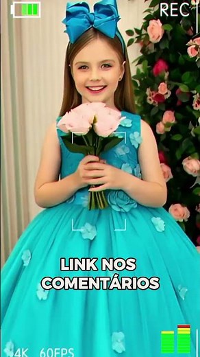 Vestido Infantil de Festa de Aniversário Daminha de Honra e Florista