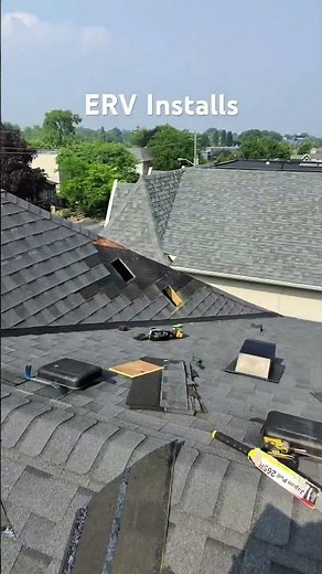 ERV Installs | Toronto roof repairs and Retrofits