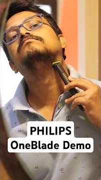 PHILIPS OneBlade Demo 🙂
