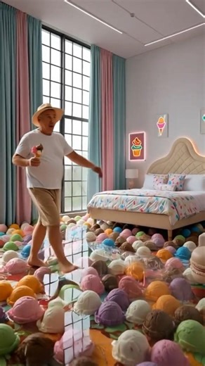 This Ice-Cream Floor is So Yummy 😋 ice cream scoops epoxy