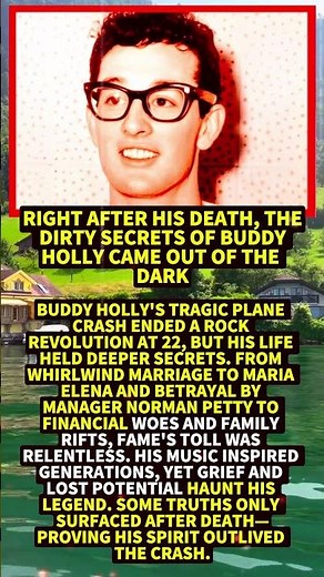 Right After His Death, The Dirty Secrets of Buddy Holly Came Out Of The Dark #shorts #viral