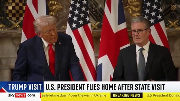 Donald Trump heads home after his state visit to the UK | The UK Tonight