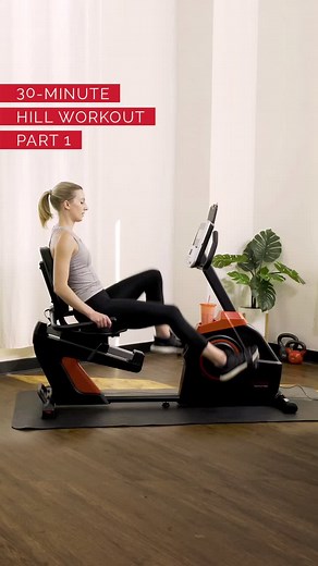 30-Minute Intermediate Hill Workout for Your Recumbent Bike Routine