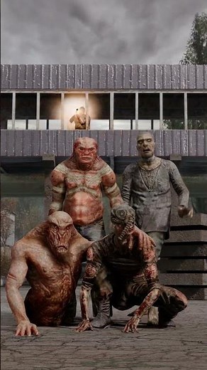 Mercenaries before and after ANIMATION in STALKER