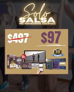 41K views · 14 reactions | Learn how to dance salsa in 30 days or your money back! Our beginner-friendly Solo Salsa course will teach you easy footwork, fun body moves, and cool styling. Perfect for all skill levels. Join today and start dancing!  | Bachata Dance Academy | Facebook