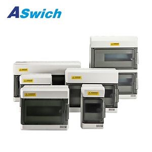 6 String in 6 String out SPD and Breaker Combined DC Junction Box After Assembly