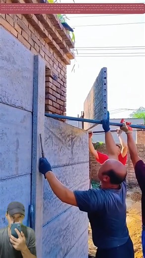Manual Precast Concrete Wall Installation | Smart Teamwork Construction Technique