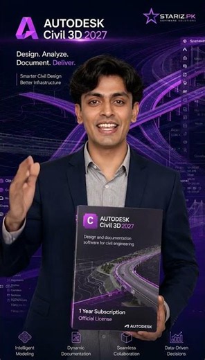 Autodesk Civil 3D 2027 – 1 Year Subscription