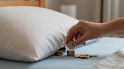 Colocar monedas debajo de la almohada: para qué sirve y cuándo conviene hacerlo