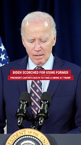 912K views · 11K reactions | PARDON ME? President Biden suggests President-elect Trump could learn a lesson in "decency" from the late President Jimmy Carter, but social media users immediately call him out for "deceiving the American public for years." | Fox News | Facebook