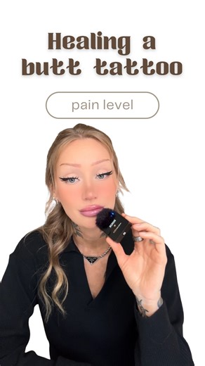 Molly Hammons on Instagram: "Pain level and healing process of a lower back tattoo!! If you have your done what would you rate it?! #tattoocommunity #backtattoos"