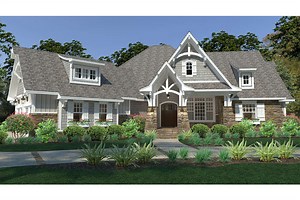 Craftsman Plan - 2,662 Square Feet, 3 Bedrooms, 2.5 Bathrooms | Floor Plan #9401-00093 | America's Best House Plans